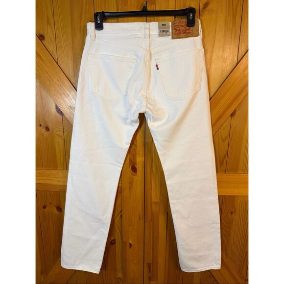 Levi's 501 ORIGINAL FIT MEN'S JEANS Size 31x32 White nwt (6320) - Picture 5 of 7